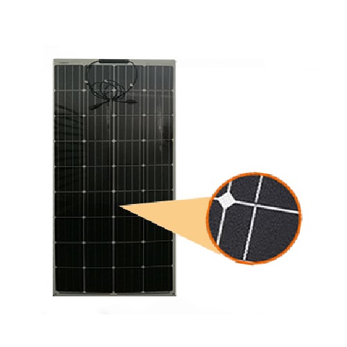 Película fina los paneles solares flexibles de la laminación ETFE de 160 vatios 0