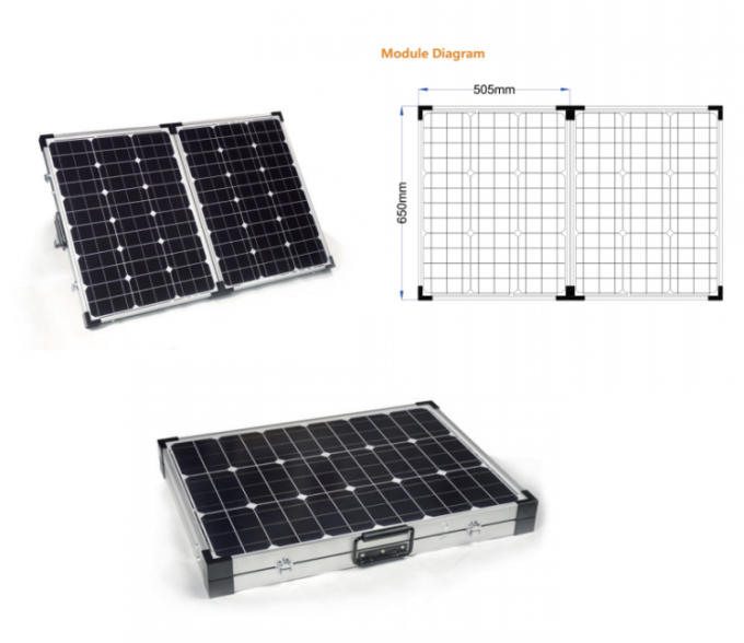 Los mini paneles solares portátiles plegables 0