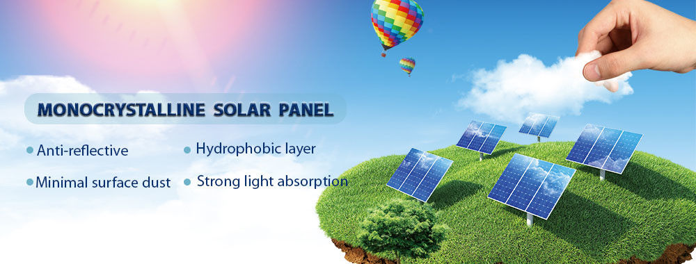 El panel solar policristalino