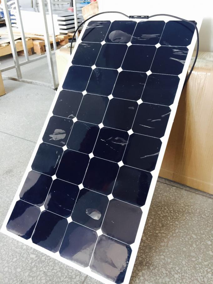El panel solar Bendable semi flexible alto de la eficacia 100W 0